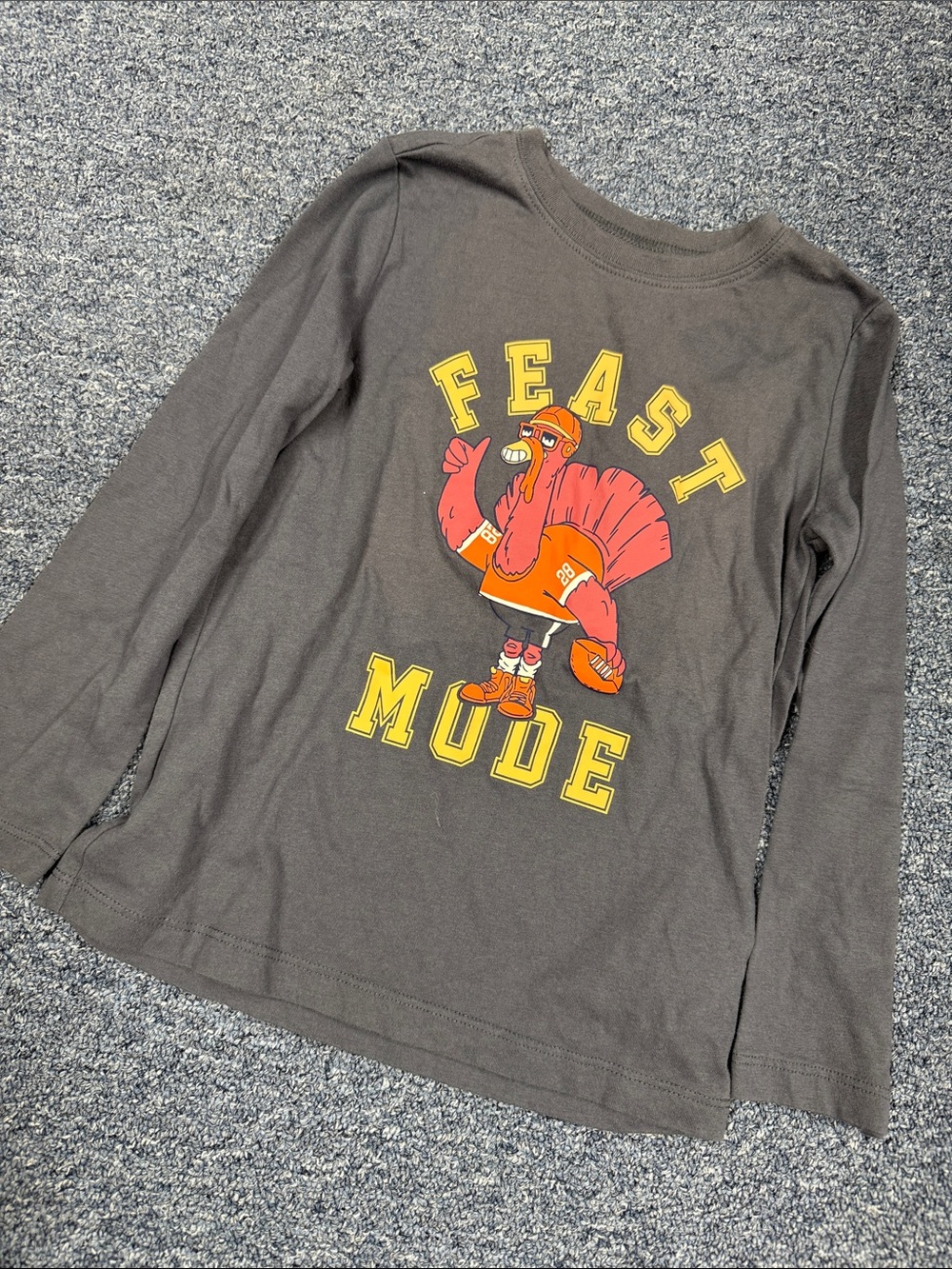 Carters Thanksgiving Feast Mode Long Sleeve Shirt
